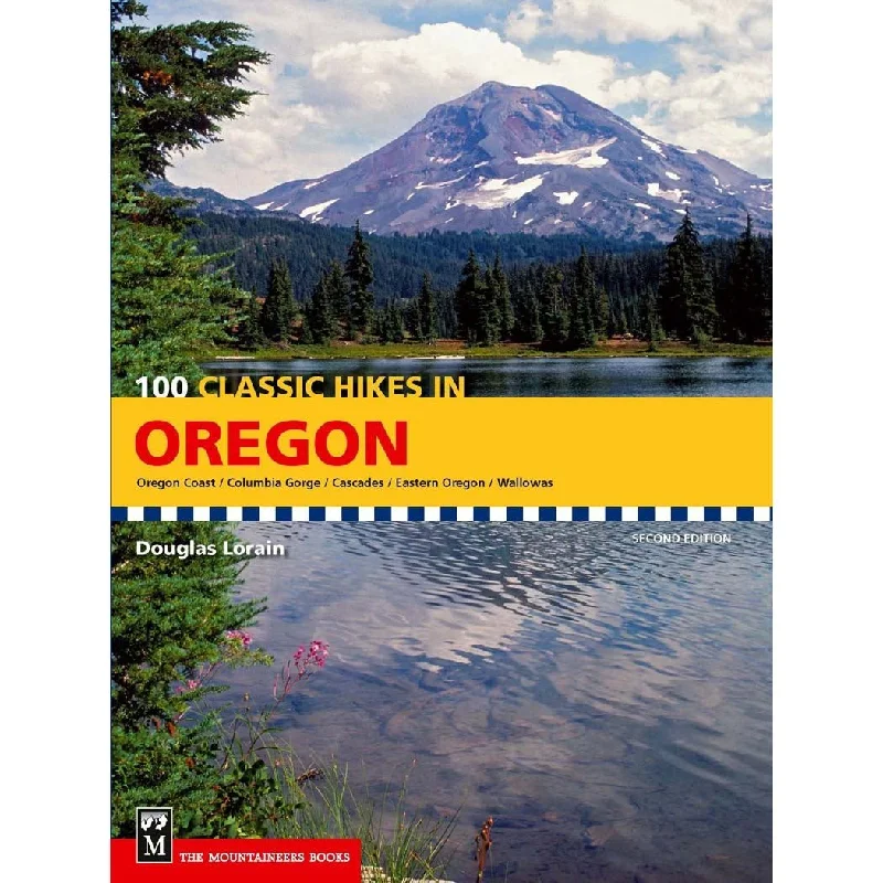 trekking poles with easy storage -MOUNTAINEERS BOOKS, 100 CLASSIC HIKES: OREGON, 2ND EDITION