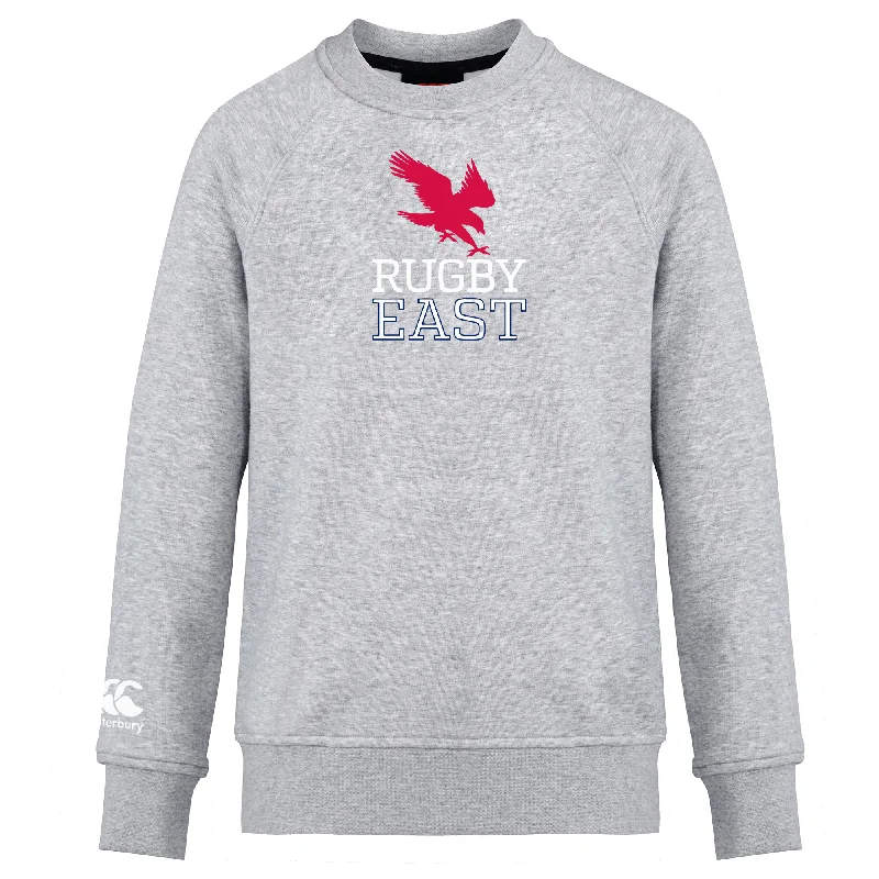 camping multi-tool for survival -Rugby East Conference Club Crew Sweatshirt by Canterbury