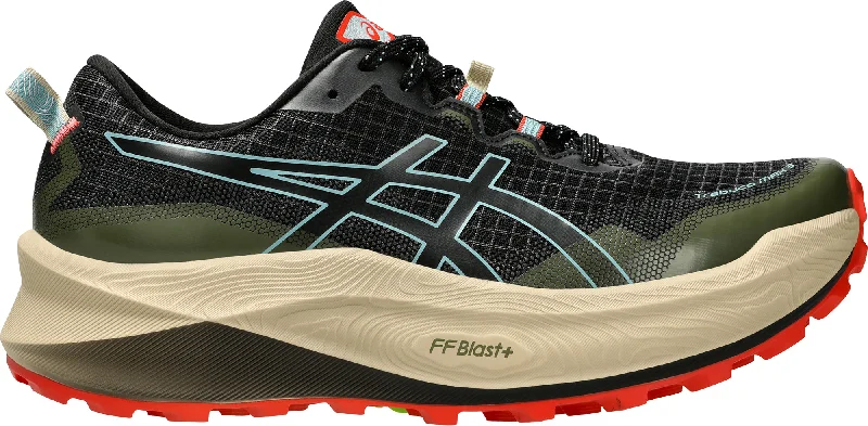 survival kit for hiking and camping -Asics Trabuco Max 3 Mens Running Shoes - Black