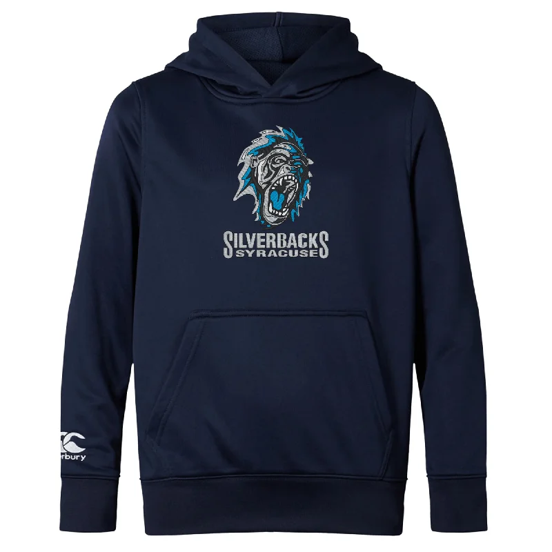 outdoor gear for summer camping -Syracuse Silverbacks Club Lightweight Hoodie by Canterbury