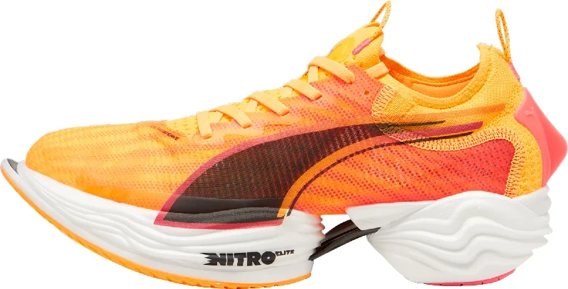 trekking boots for trail running -Puma Fast-R Nitro Elite 2 Mens Running Shoes - Orange