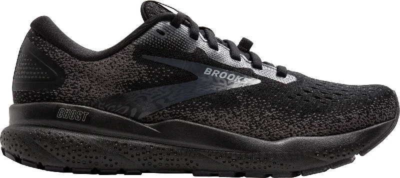 camping gear with heavy-duty material -Brooks Ghost 16 GORE-TEX Mens Running Shoes - Black