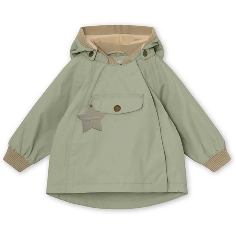 hiking boots with padded collar -MINI A TURE Wai Spring Jacket w/Fleece Lining Desert Sage