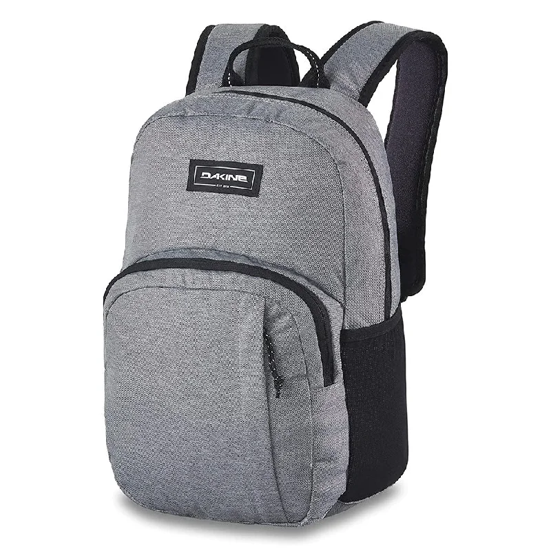 outdoor gear for mountain hiking -Dakine Unisex Kid's Geyser Grey 18L Campus Backpack - 10003793-GEYSERGREY