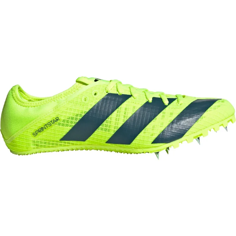 outdoor gear for lightweight camping -adidas Sprintstar Running Spikes - Green