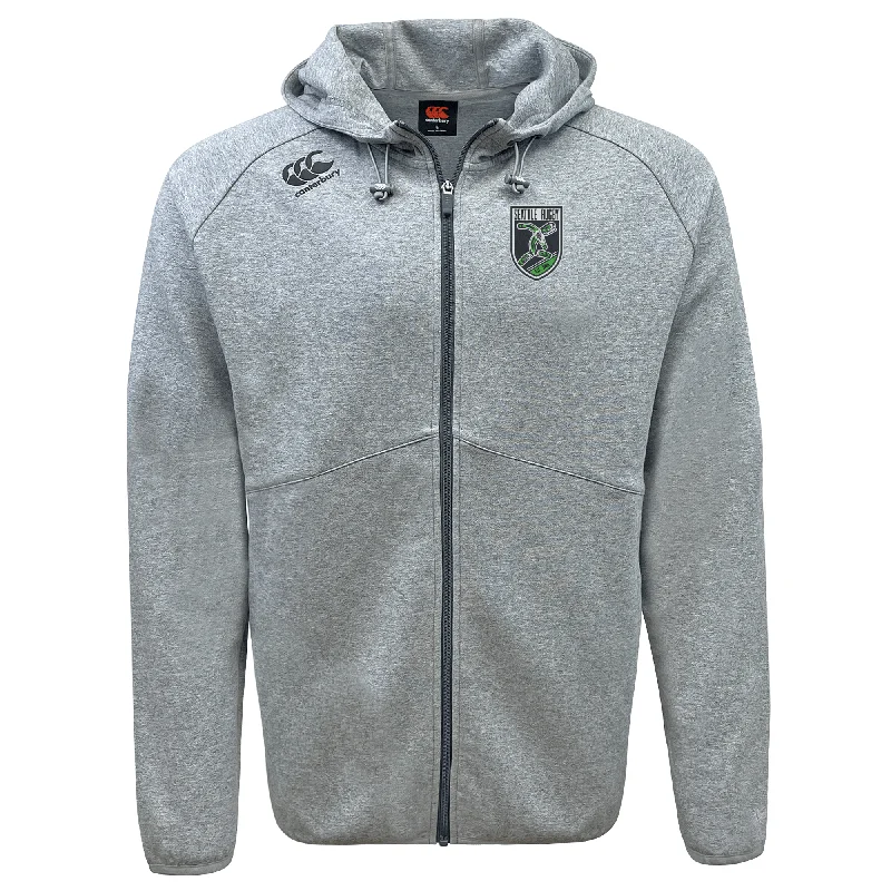 camping stove with quick boil time -Seattle Rugby Club Tempo Vapodri Full-Zip Hoodie by Canterbury