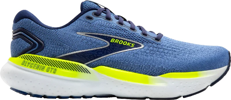 camping cooking set with all-in-one design -Brooks Glycerin GTS 21 Mens Running Shoes - Blue