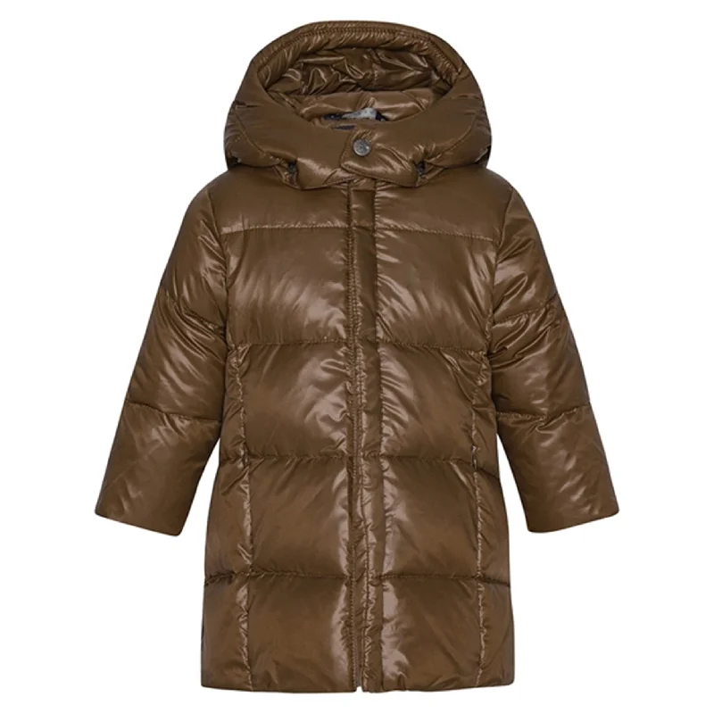 trekking poles with adjustable height system -Ver de Terre Featherlight Baby Girls Down Coat Kangaroo