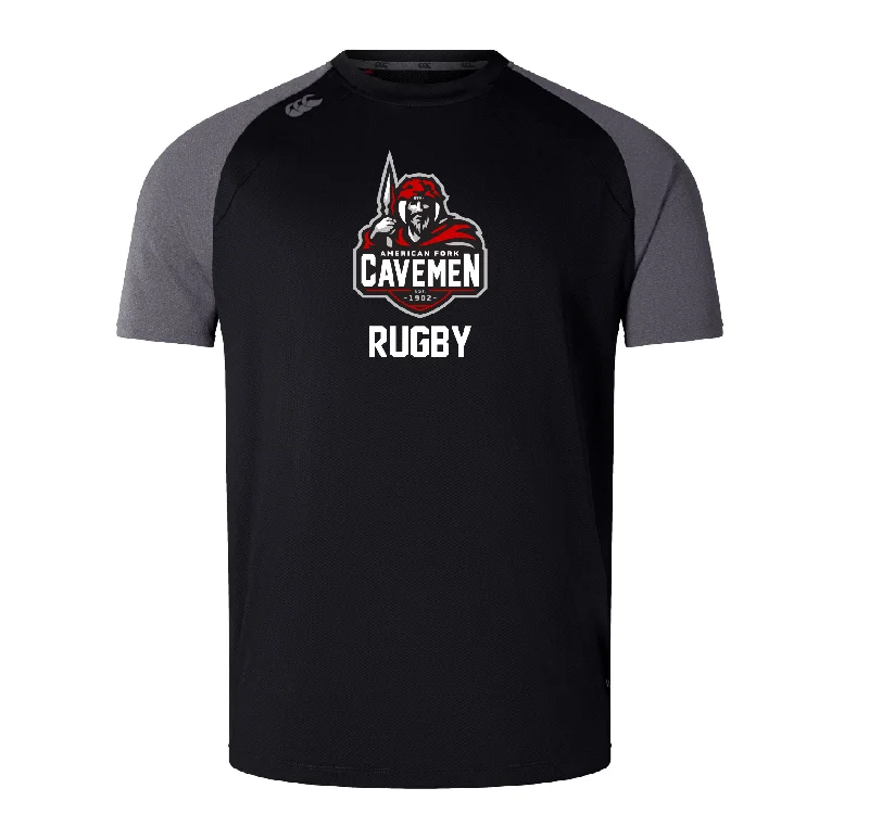 trekking boots with high tread -American Fork Cavemen Elite Training Tee by Canterbury