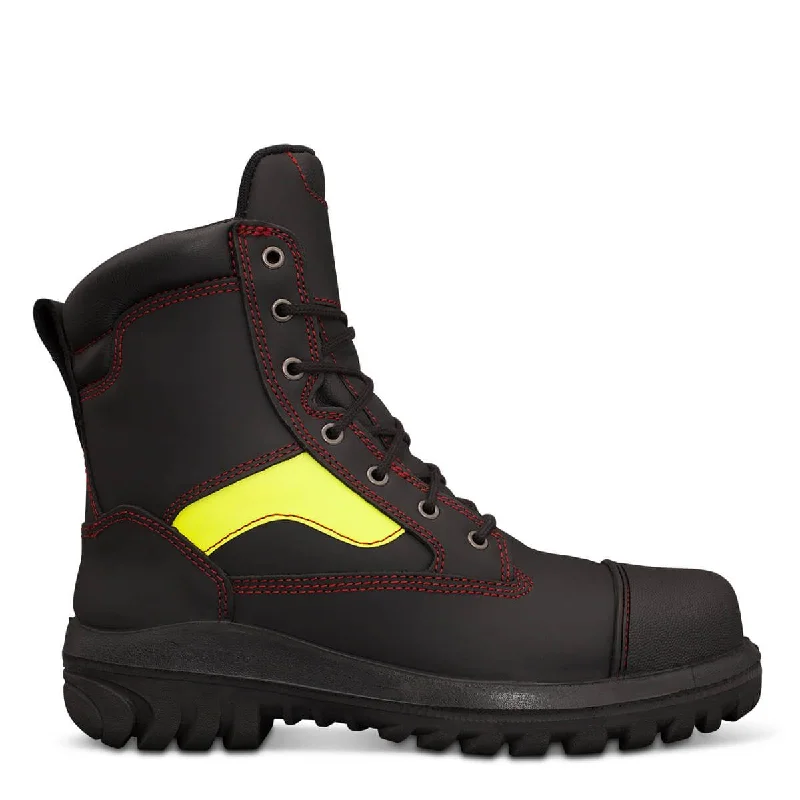 trekking poles with anti-shock feature -Oliver 66 Series Black 180MM (7") Wildland Firefighter Boot 66-460