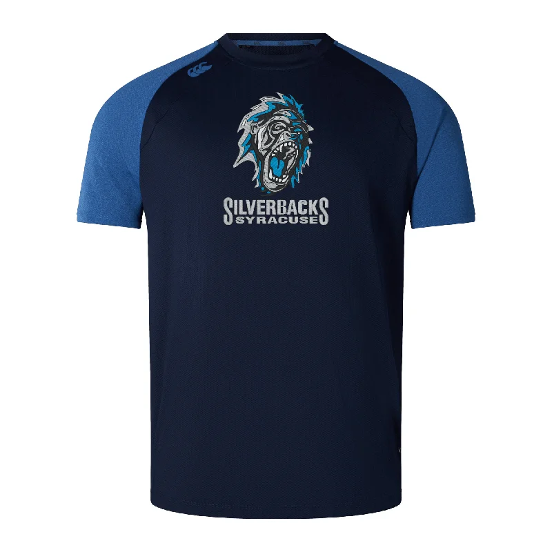 camping rain poncho for adults -Syracuse Silverbacks Elite Training Tee by Canterbury