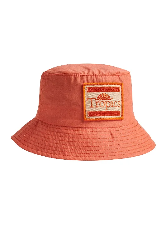 men’s embroidered baseball cap -Seaesta Surf x Leah Bradley / Bucket Hat / Tropics Patch