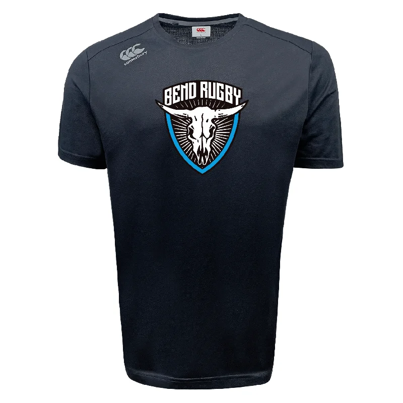 trekking poles with ergonomic grips -Bend Rugby Tempo Vapodri T-Shirt by Canterbury