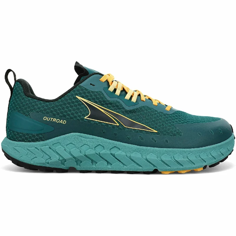 outdoor gear for mountain hiking -Altra Outroad Mens Trail Running Shoes - Green