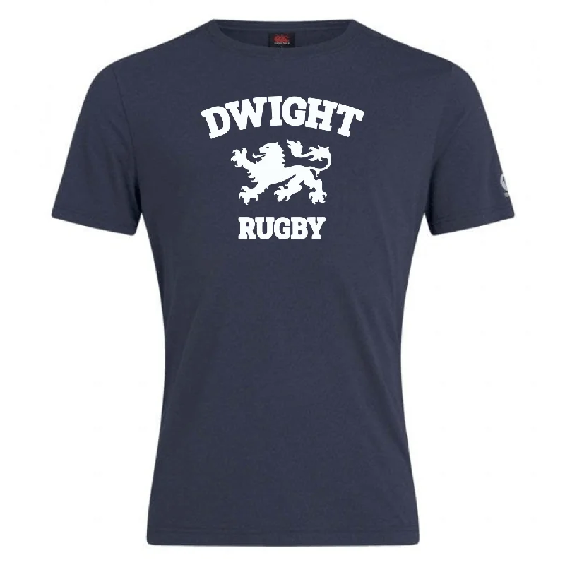 insulated sleeping bag for camping -Dwight Rugby White Logo Club Plain Tee by Canterbury