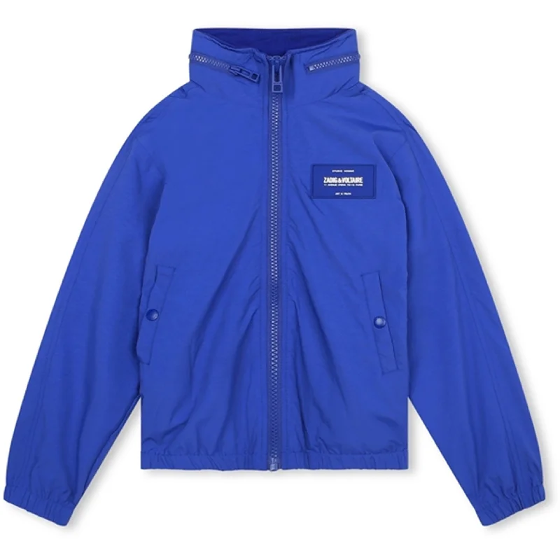 camping gear for remote locations -Zadig & Voltaire Electric Blue Jacket