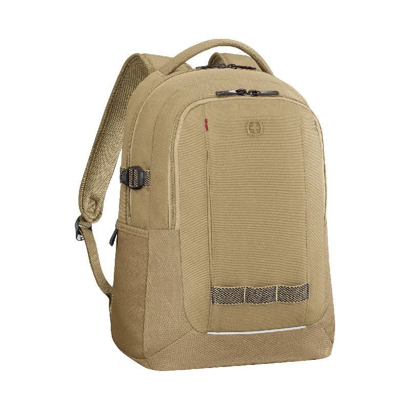 outdoor gear for mountain hiking -Wenger NEXT Ryde 16'' Laptop Backpack, Beige, 24 Litres, Swiss Designed