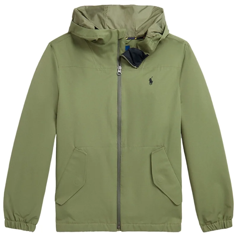 lightweight camping stove with canister -Polo Ralph Lauren Boy Windbreaker Army Olive