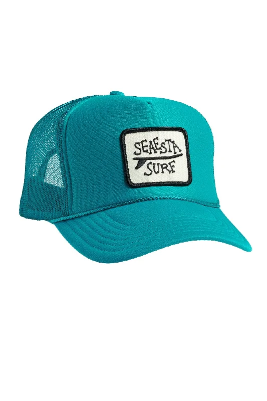 adjustable beanie for men -Emerald Embroidered Seaesta Surf Snapback Hat