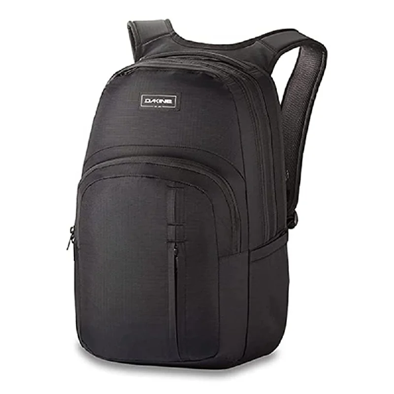 camping gear for long camping trips -Dakine Unisex Black Ripstop Premium Pack One Size 28L Campus Backpack - 10002632-BLACKRIPSTOP