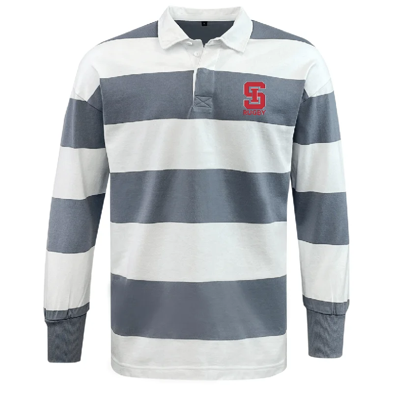 camping cooking pot with folding handle -St. Ignatius Rugby Classic Long Sleeve Hooped Rugby Jersey