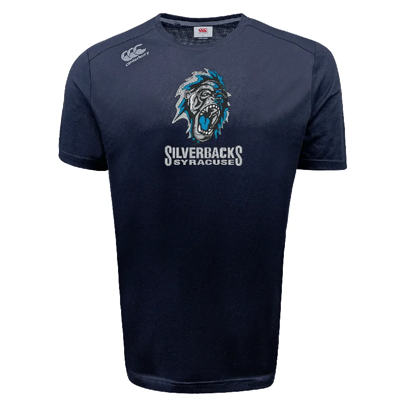 portable camping grill with foldable legs -Syracuse Silverbacks Tempo Vapodri T-Shirt by Canterbury