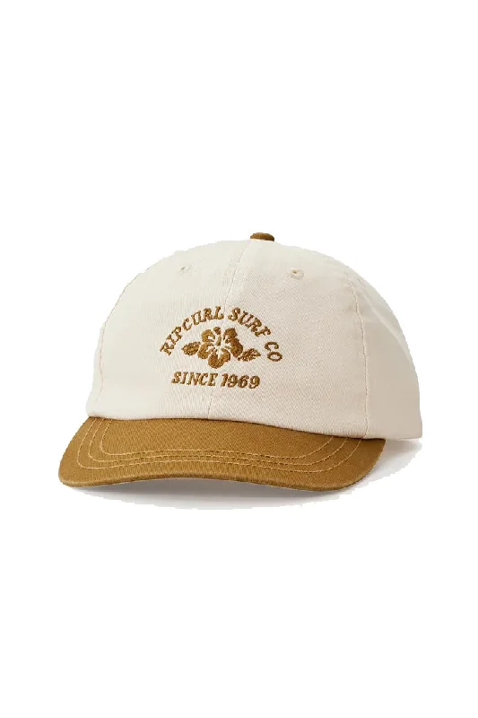 breathable trucker cap for men -Rip Curl Global Destination Cap - Bone