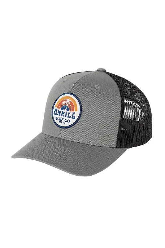 stylish fisher hat for women -O'Neill Stash Trucker Hat - Grey