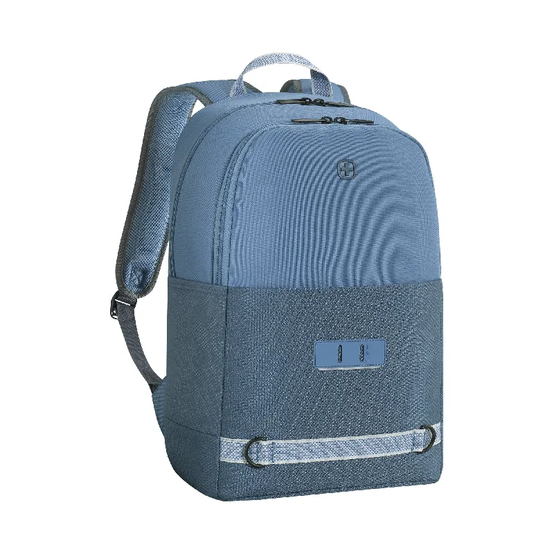 hiking boots with padded collar for comfort -Wenger NEXT Tyon 15.6" Laptop Backpack, Blue, 23 Litres, Swiss Designed