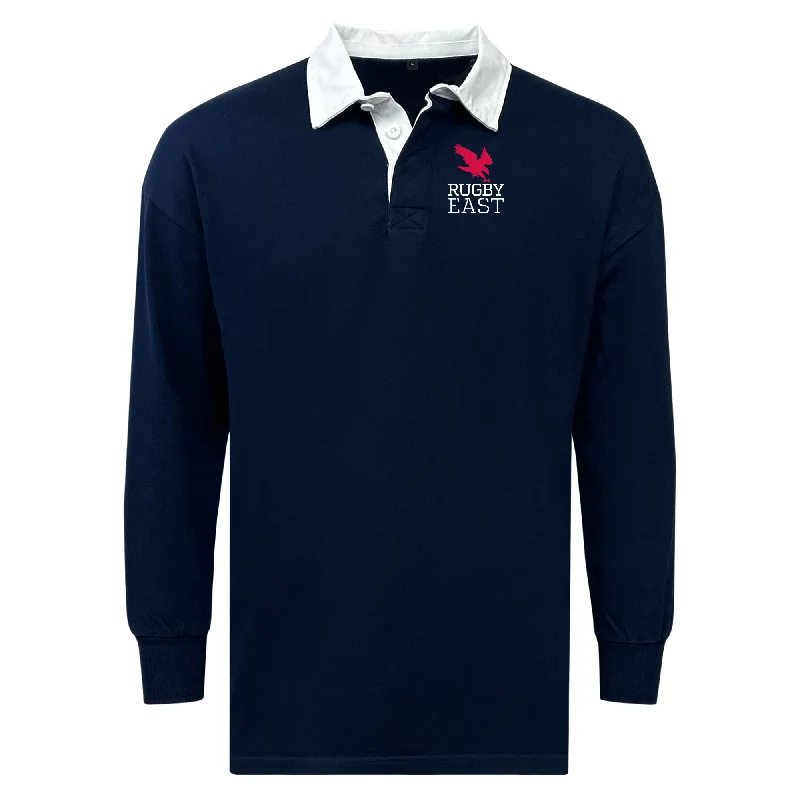 trekking pack with side pockets -Rugby East Conference Classic Long Sleeve Solid Rugby Jersey