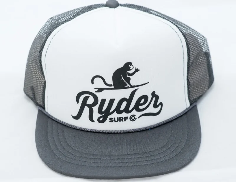 classic cotton bucket hat for men -Ryder Surf Kids Trucker