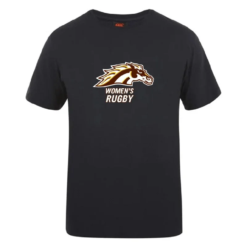 trekking socks with seamless design -Western Michigan University Women's Rugby Club Plain Tee by Canterbury