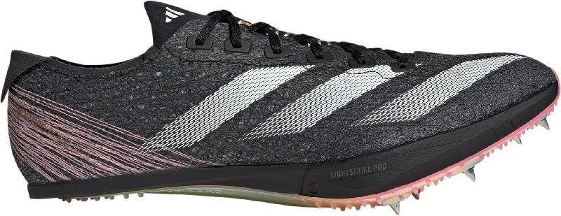 waterproof camping blanket for warmth -adidas Adizero Prime SP 3 Strung Running Spikes - Black