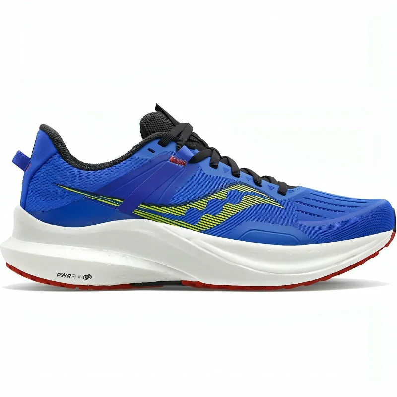 trekking shoes with waterproof membranes -Saucony Tempus Mens Running Shoes - Blue