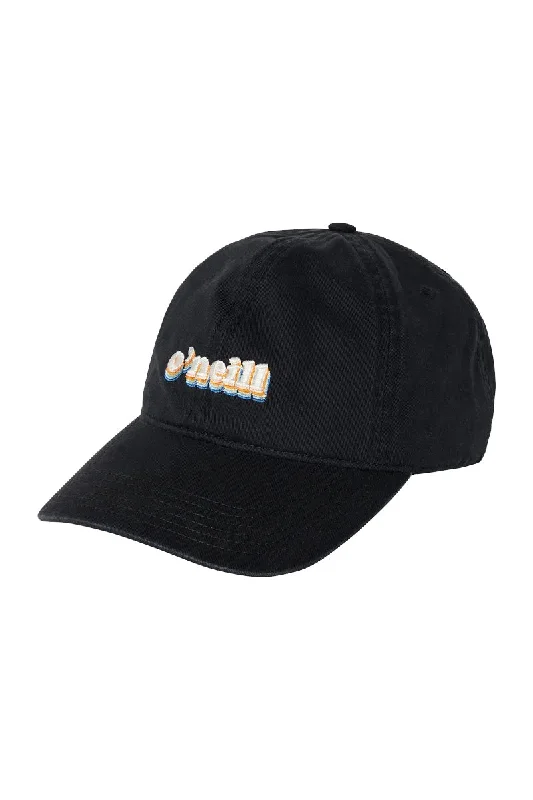 men’s cozy winter cap -O'Neill Irving Dad Hat - Washed Black