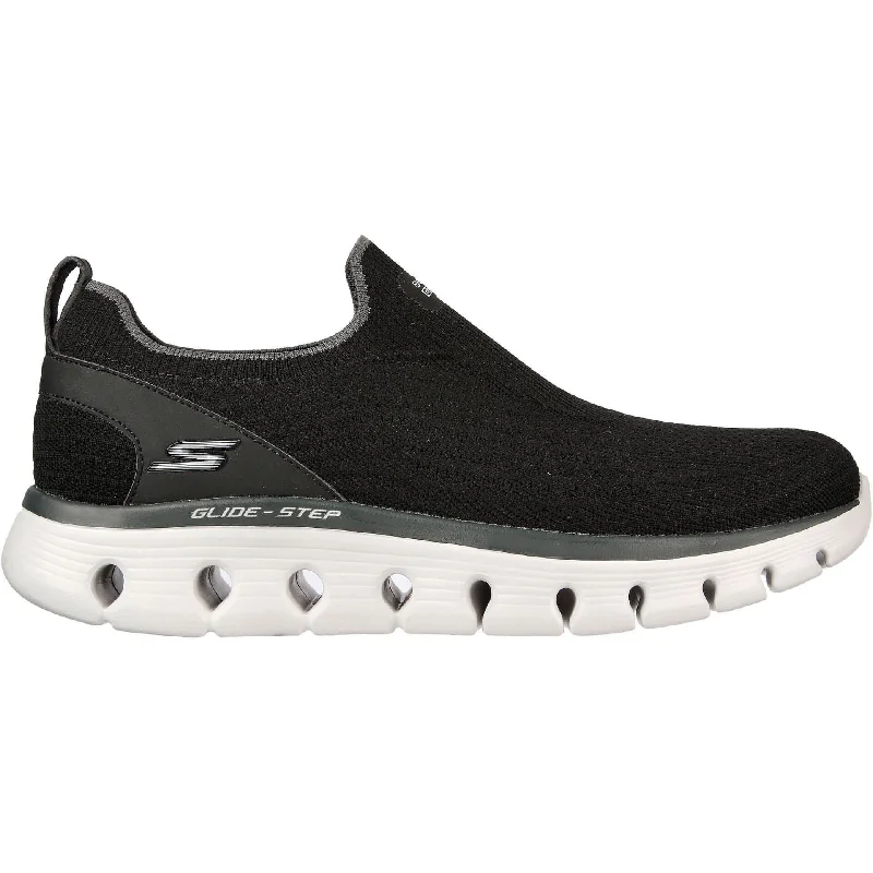 survival gear for remote camping locations -Skechers GOWalk Glide-Step Flex Slip On Mens Walking Shoes - Black