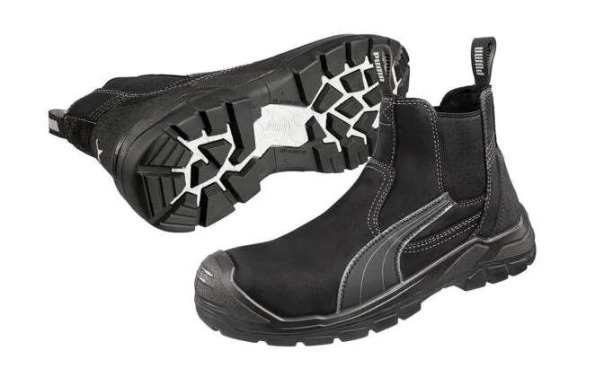 compact water filter for camping -Puma Tanami Elastic Sided Lightweight Safety Boot (Black) 630347