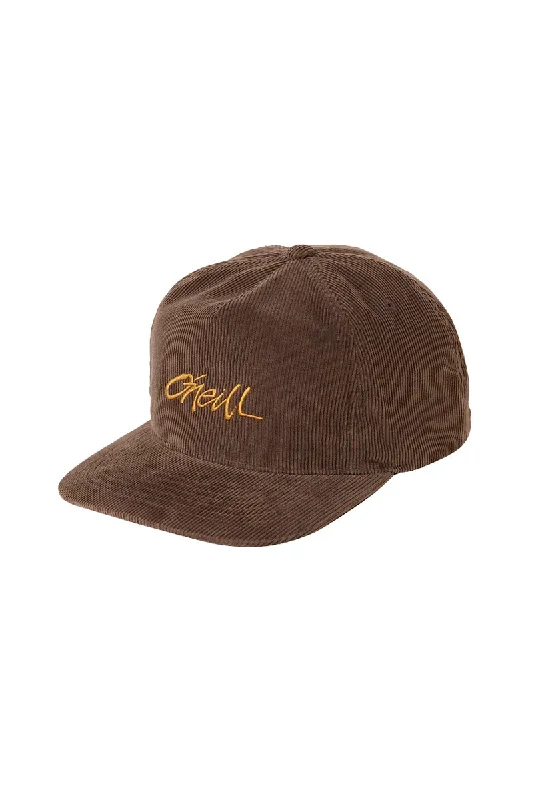 women’s adjustable sun protection hat -O'Neill Barnacle Snapback Hat - Seal Brown