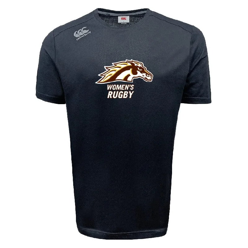 portable hiking stove with lightweight design -Western Michigan University Women's Rugby Tempo Vapodri T-Shirt by Canterbury