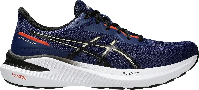 camping gear with heavy-duty material -Asics GT 1000 13 Mens Running Shoes - Navy