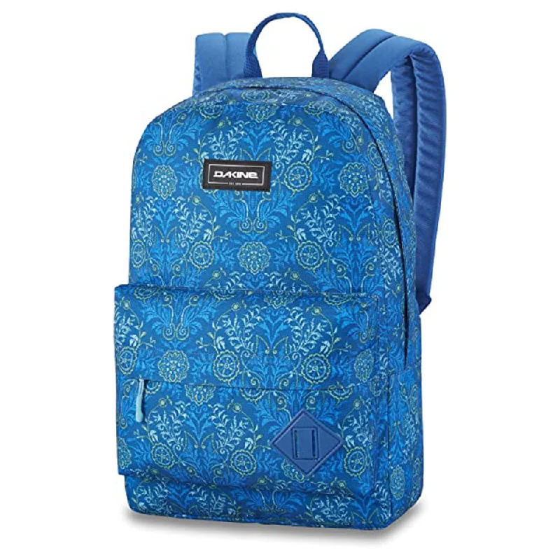 camping rain jacket with packable design -Dakine Unisex Ornamental Deep Blue 21L One Size Backpack - 08130085-ORNAMENTALDEEPBLUE