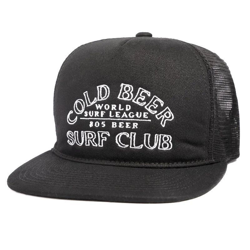 casual wool fedora for men -805 X World Surf League - Cold Beer Surf Club Hat