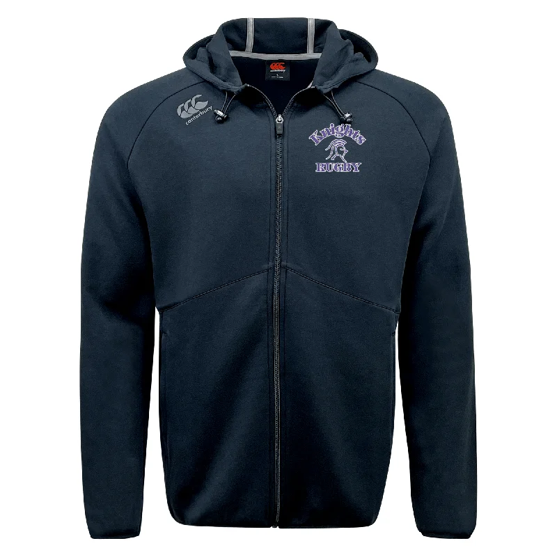 trekking gear with high durability -Ardrey Kell Rugby Tempo Vapodri Full-Zip Hoodie by Canterbury