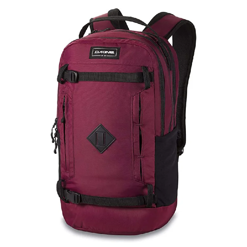 camping gear with adjustable straps -Dakine Unisex Grape Vine URBN Mission Pack 23L Backpack - 10003246-GRAPEVINE