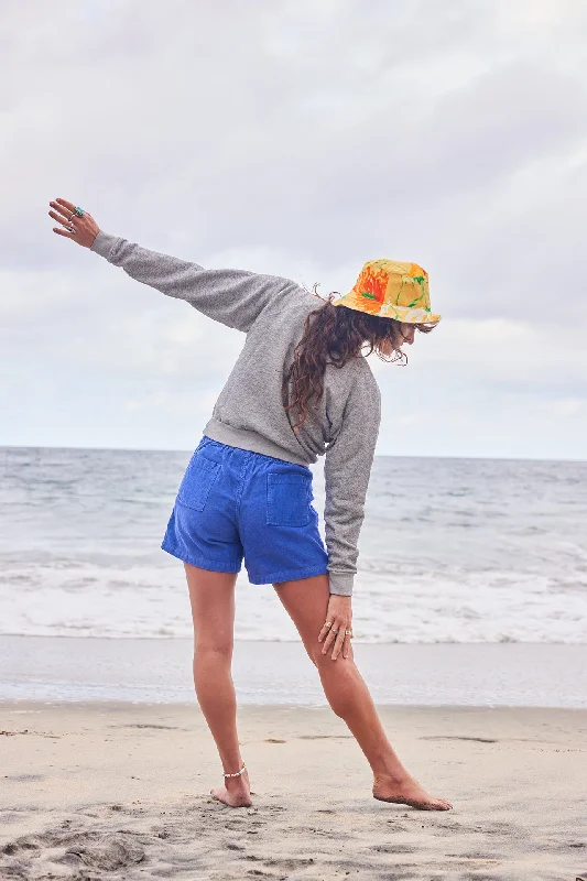 women’s stylish fedora -Soft Haus - Bucket Hat Yellow Flowers