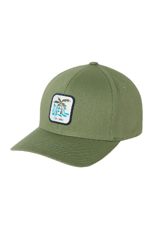 men’s mesh baseball cap -O'Neill Horizons Hat - Dark Olive