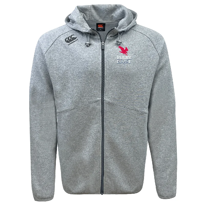 outdoor camping stove with grill -Rugby East Conference Tempo Vapodri Full-Zip Hoodie by Canterbury