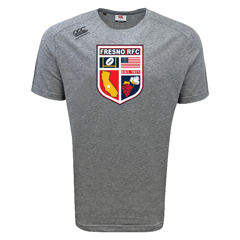 camping utensils with folding design -Fresno RFC Tempo Vapodri T-Shirt by Canterbury