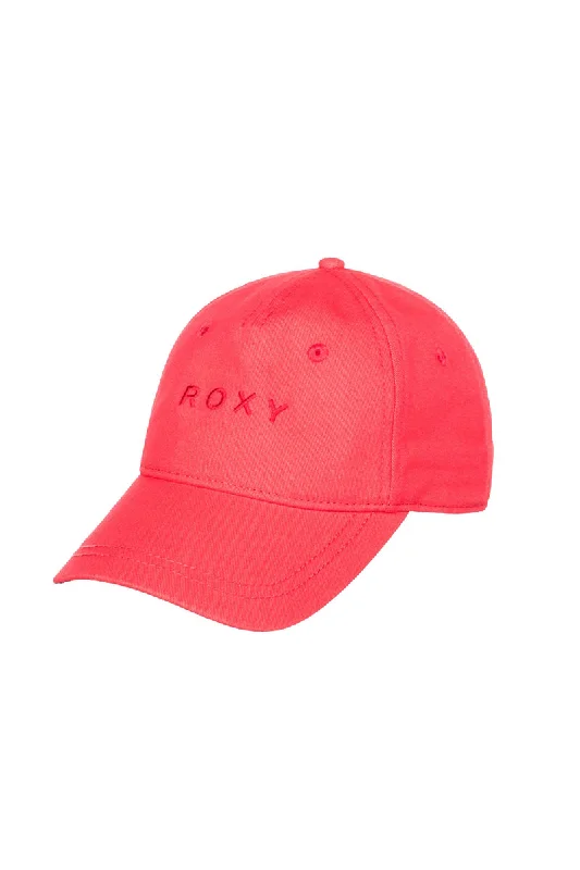 men’s warm winter beanie -Roxy Dear Believer Baseball Cap - Hibiscus