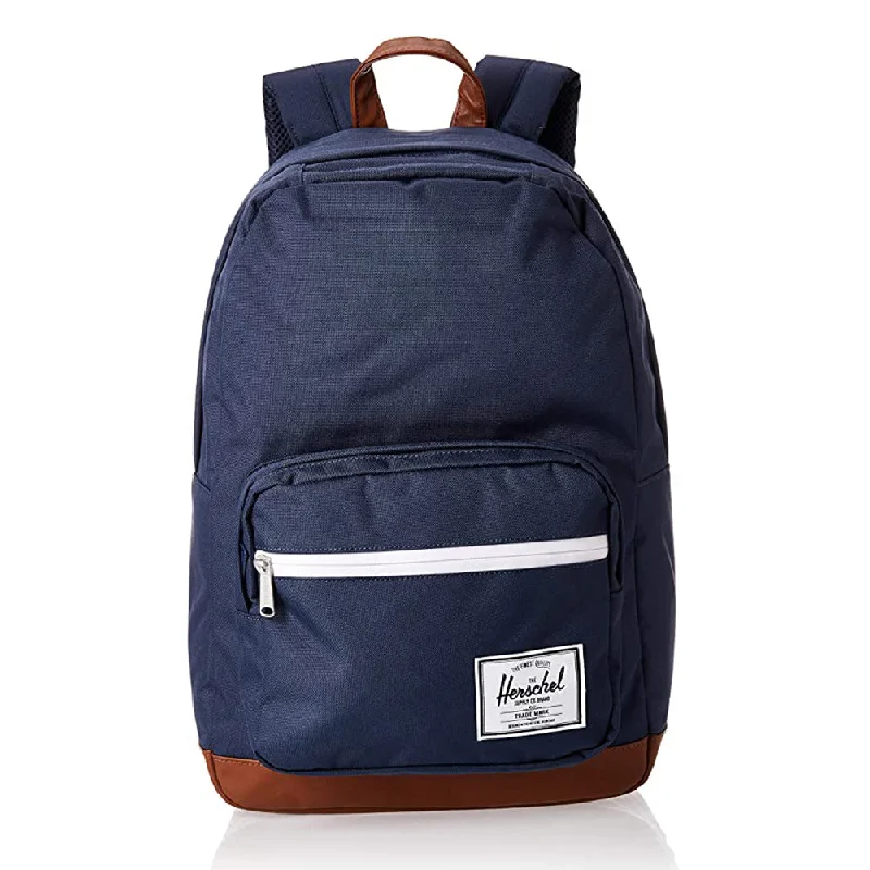 portable water pump for camping -Herschel Unisex Navy/Tan Classic 22L Pop Quiz Backpack - 10011-00007-OS